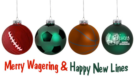 Merry Wagering and Happy New Lines at 5Dimes